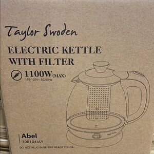 Taylor Swoden Electric Kettle with Filter